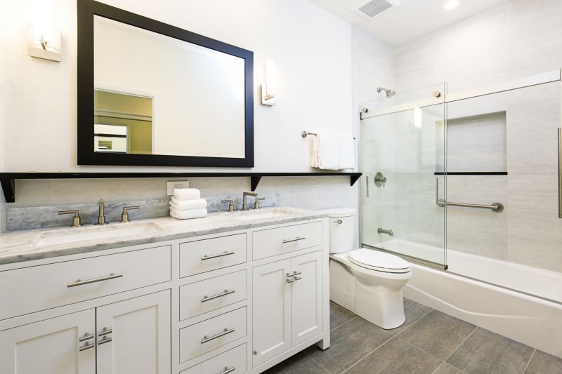 Stylish Vanity with Double Sinks